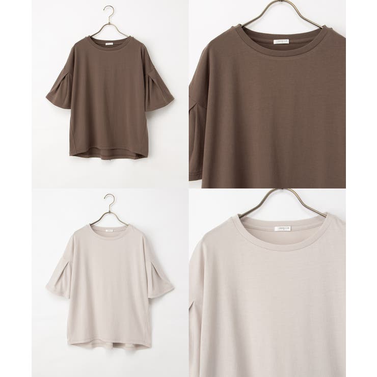 トップス Tシャツ ５分袖Tシャツ | Honeys | 詳細画像14 