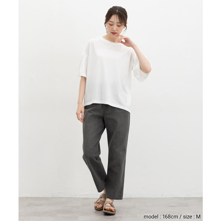トップス Tシャツ ５分袖Tシャツ | Honeys | 詳細画像3 