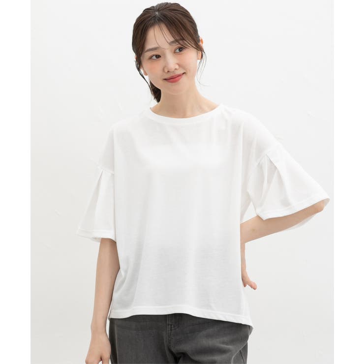 トップス Tシャツ ５分袖Tシャツ | Honeys | 詳細画像4 