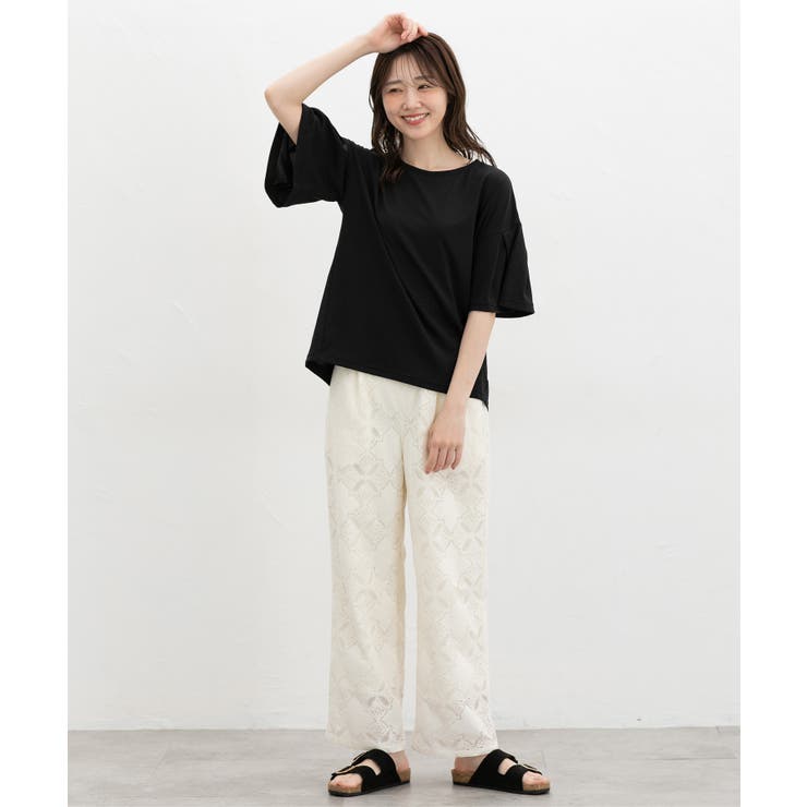 トップス Tシャツ ５分袖Tシャツ | Honeys | 詳細画像5 