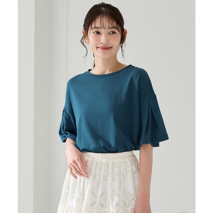 トップス Tシャツ ５分袖Tシャツ | Honeys | 詳細画像8 