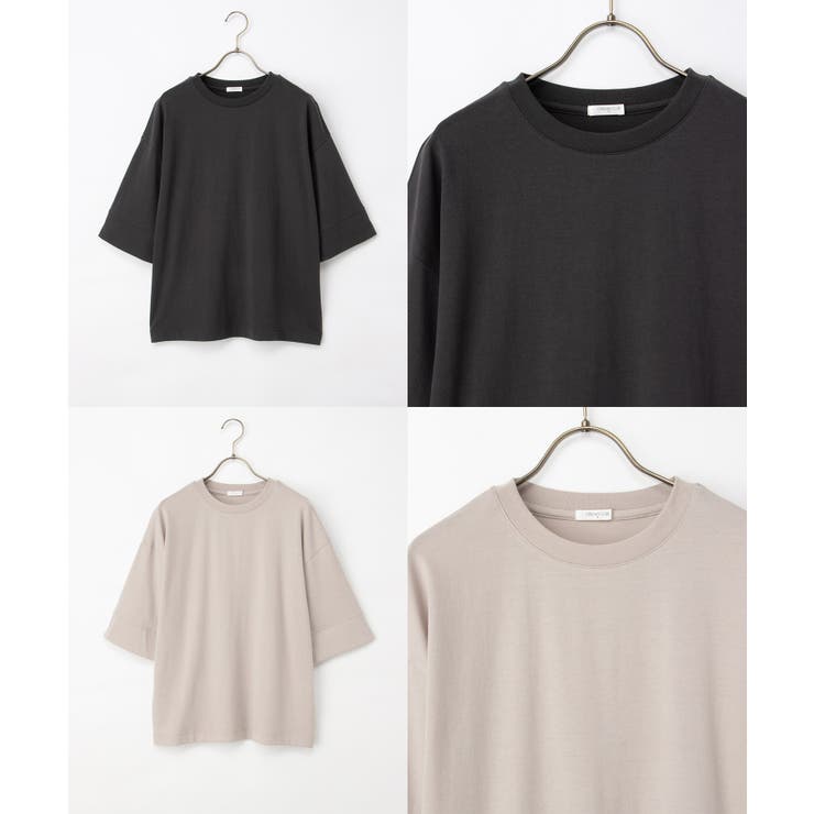 トップス Tシャツ ５分袖Tシャツ | Honeys | 詳細画像14 