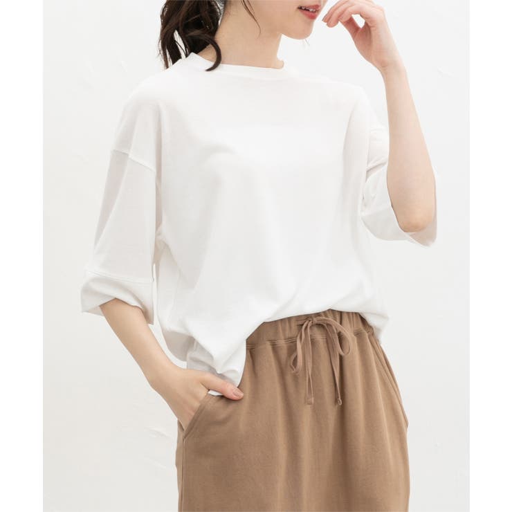 トップス Tシャツ ５分袖Tシャツ | Honeys | 詳細画像4 