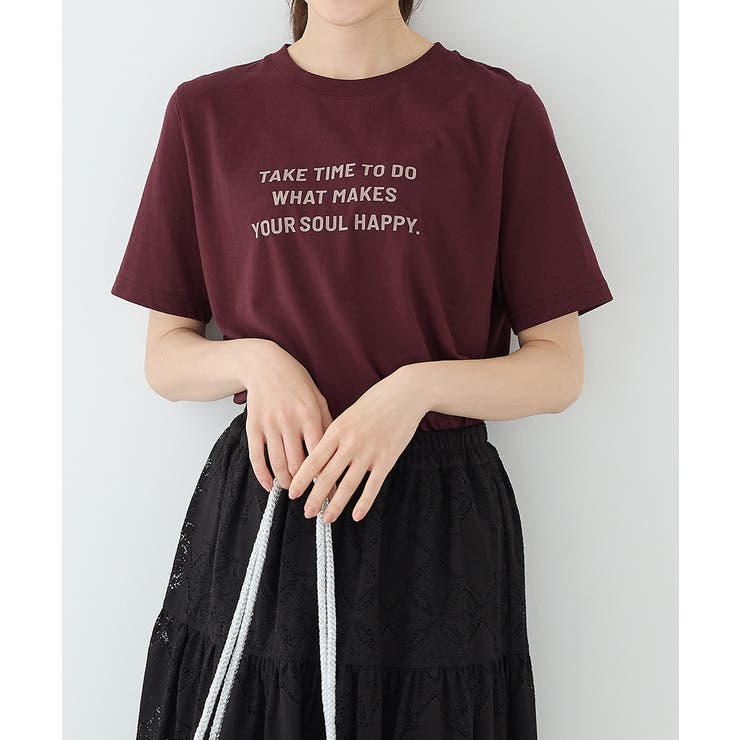 ボルドー | トップス Tシャツ 半袖Tシャツ | Honeys