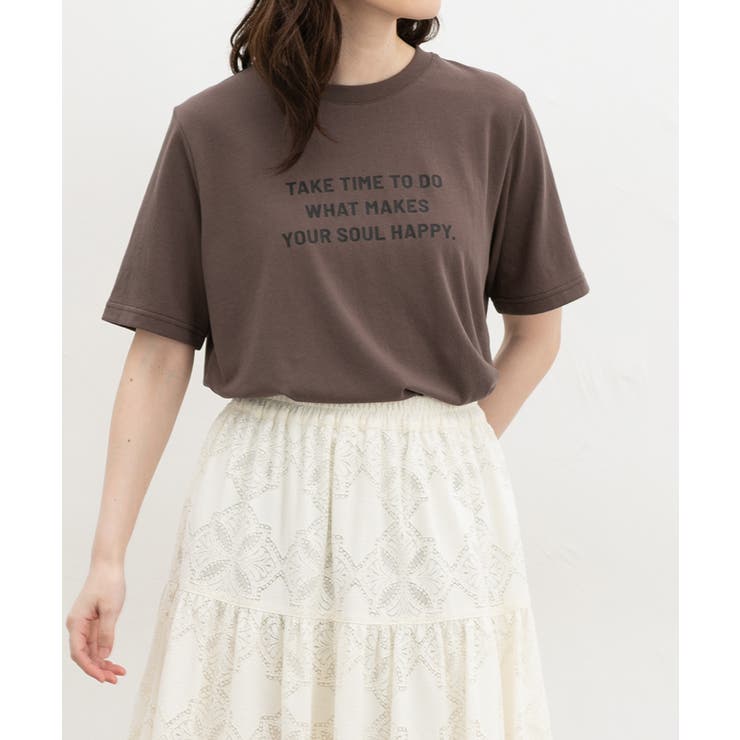 ブラウン | トップス Tシャツ 半袖Tシャツ | Honeys