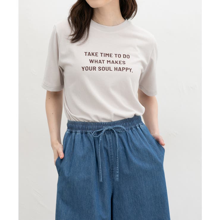 ライトベージュ | トップス Tシャツ 半袖Tシャツ | Honeys
