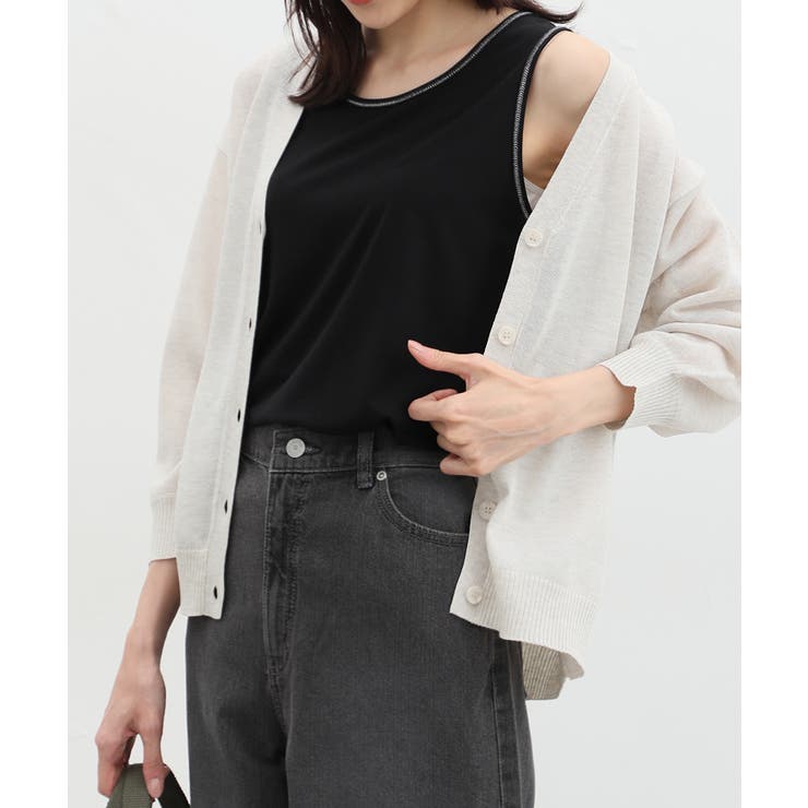 店内商品がすべてレジにて半額！！ トップス タンクトップ UVカット[品番：HNSW0009524]｜Honeys ボール
