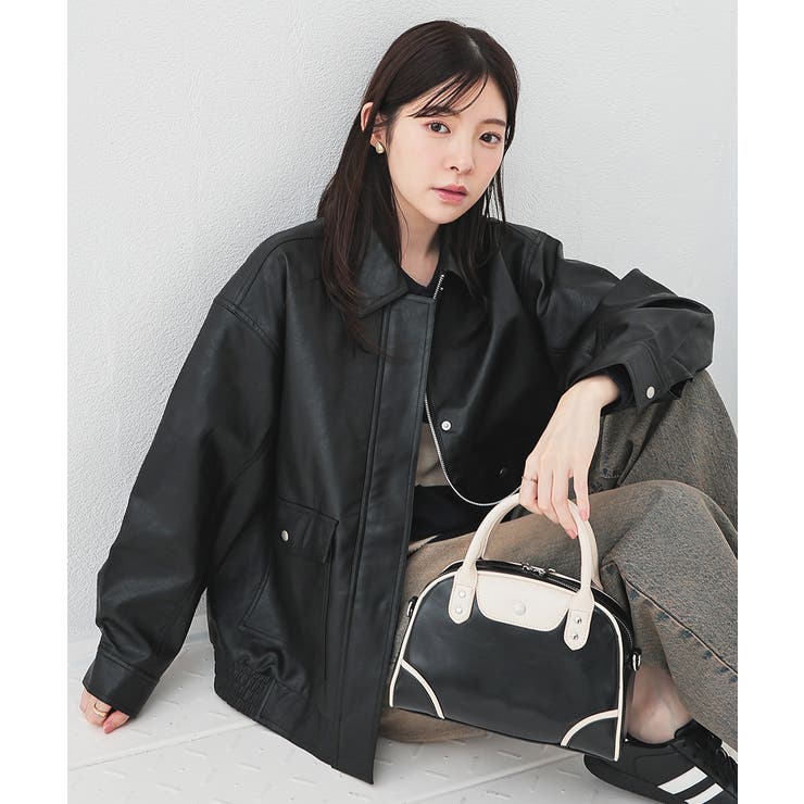 ブラック | アウター ジャンパー ブルゾン | Honeys