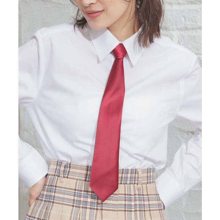 レッド | ネクタイ 制服 学校 | Honeys