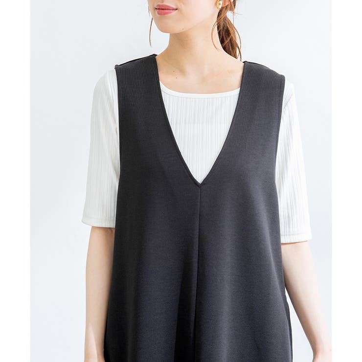 ワンピース ジャンスカ ジャンパースカート | Honeys | 詳細画像7 