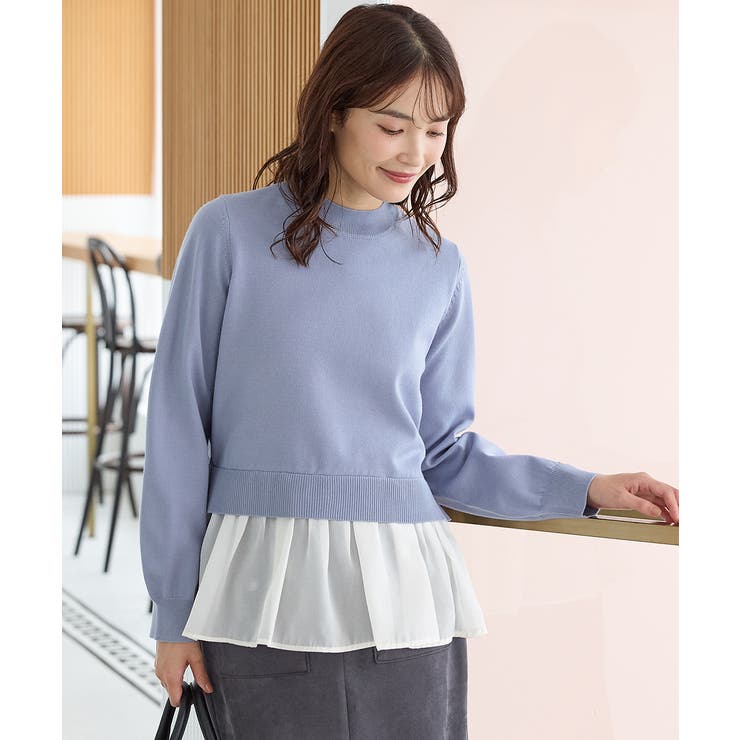 スモーキーブルー | トップス ニット セーター | Honeys