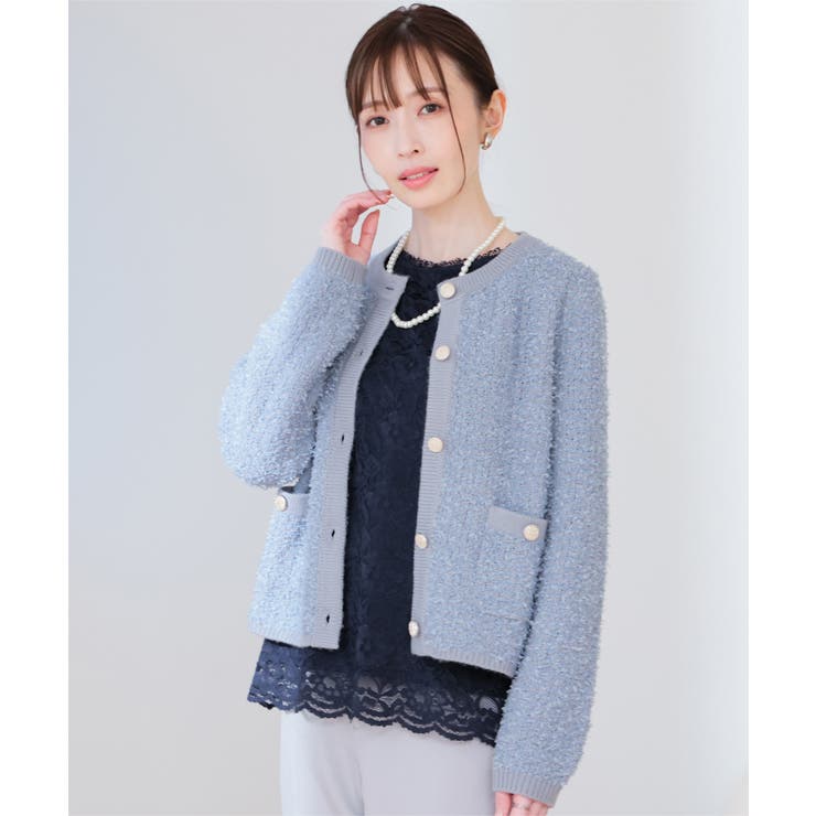 トップス カーディガン 長袖 | Honeys | 詳細画像12 