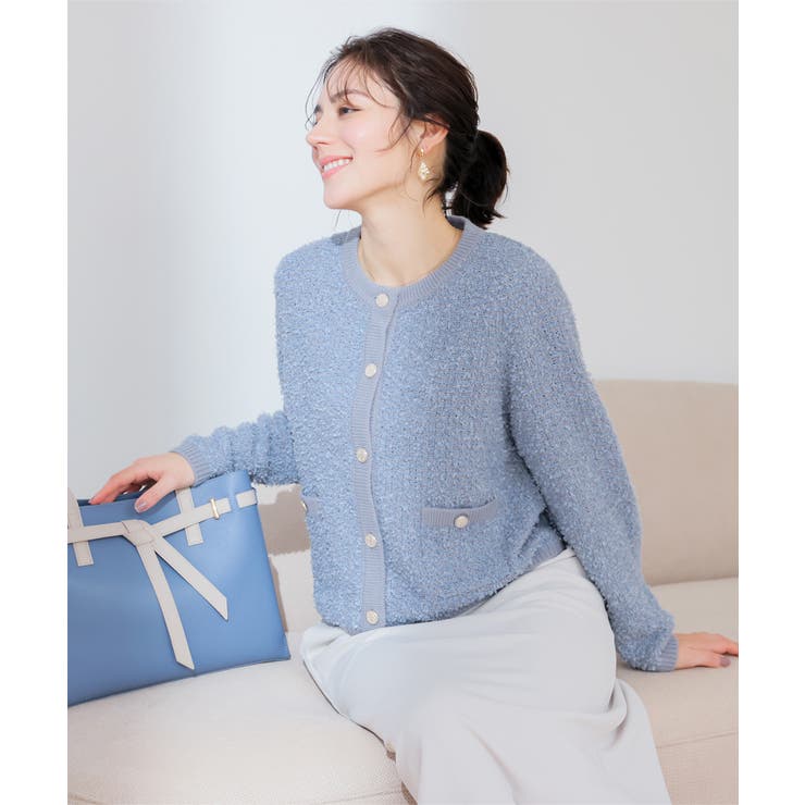 トップス カーディガン 長袖 | Honeys | 詳細画像8 