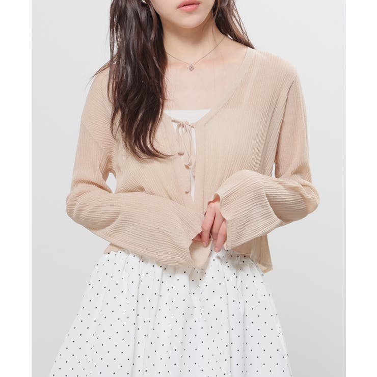 ベージュ | トップス カーディガン 長袖 | Honeys