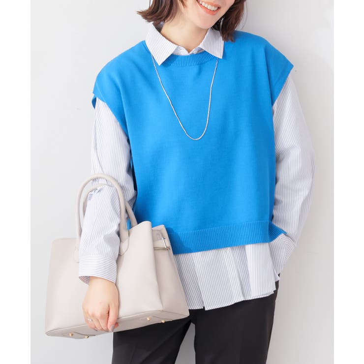 ターコイズ | トップス ベスト ジレ | Honeys