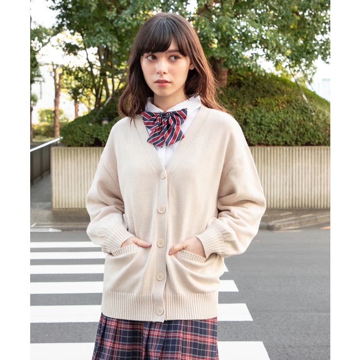 リボン チェック柄 ストライプ柄 | Honeys | 詳細画像5 