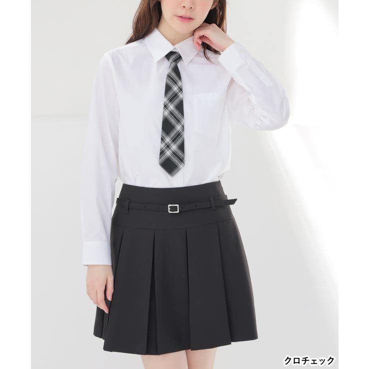 ネクタイ 制服ネクタイ 無地 | Honeys | 詳細画像2 