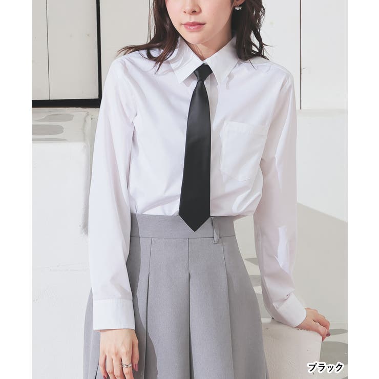 ネクタイ 制服ネクタイ 無地 | Honeys | 詳細画像5 