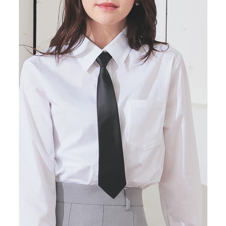ブラック | ネクタイ 制服ネクタイ 無地 | Honeys