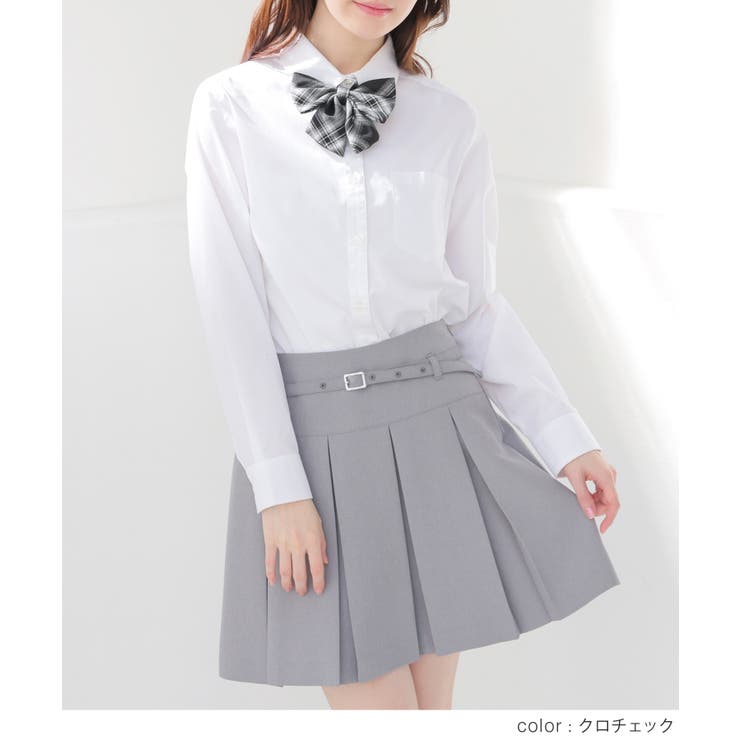 リボン チェック柄 制服リボン | Honeys | 詳細画像2 