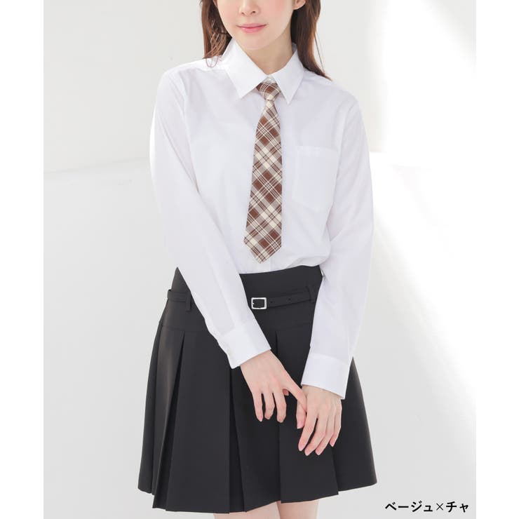 ネクタイ チェック柄 制服ネクタイ | Honeys | 詳細画像2 