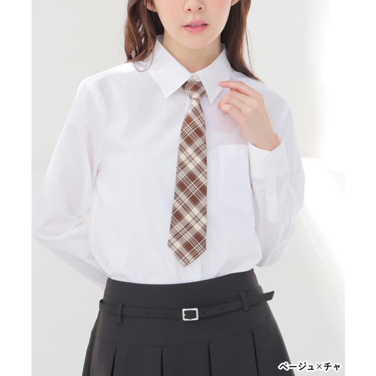 ネクタイ チェック柄 制服ネクタイ | Honeys | 詳細画像3 