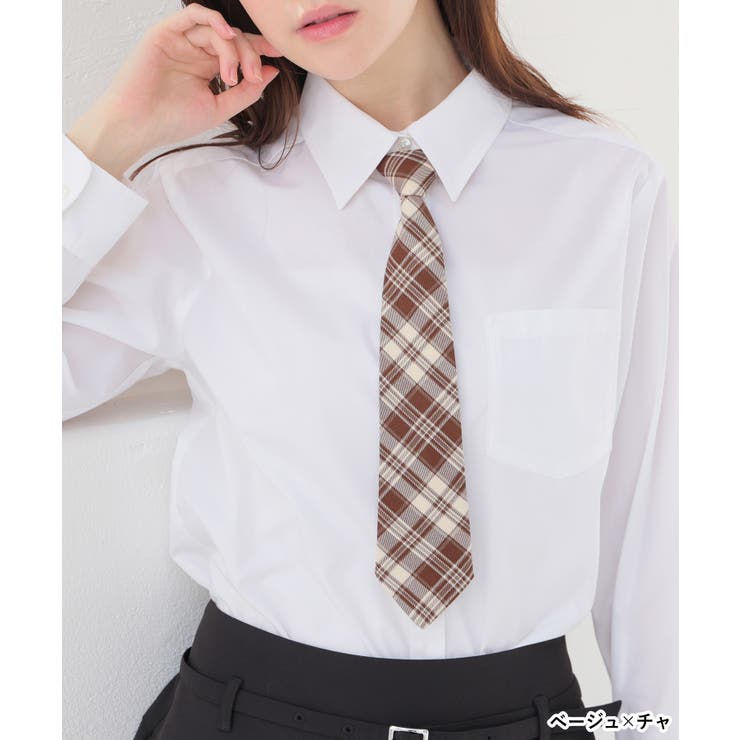 ネクタイ チェック柄 制服ネクタイ | Honeys | 詳細画像4 