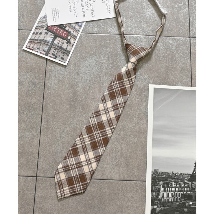 ネクタイ チェック柄 制服ネクタイ | Honeys | 詳細画像5 