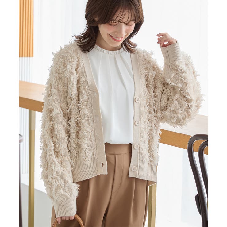 トップス カーディガン 長袖 | Honeys | 詳細画像3 