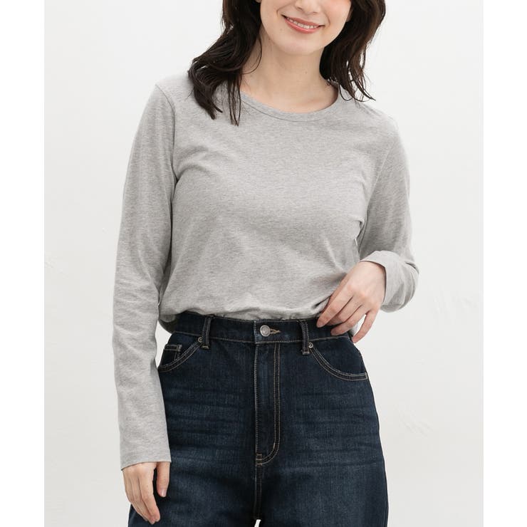 ライト杢グレー | トップス Tシャツ ロンＴ | Honeys