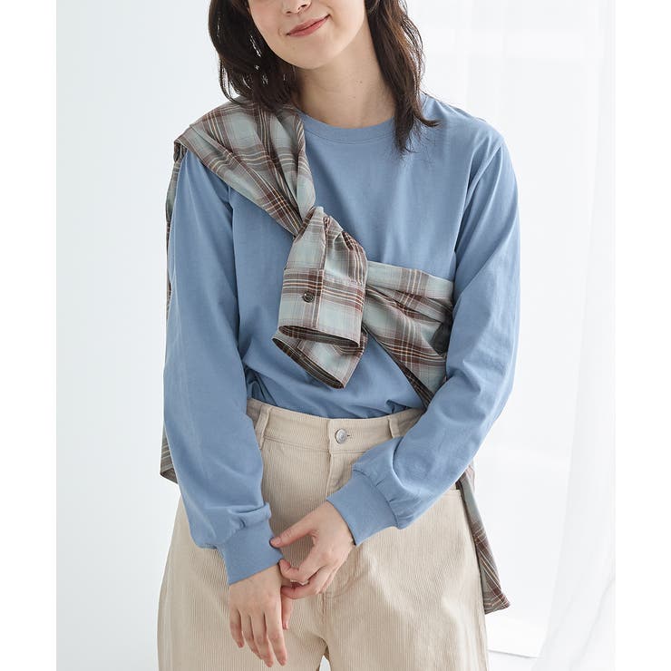 スモーキーブルー | トップス Tシャツ ロンＴ | Honeys