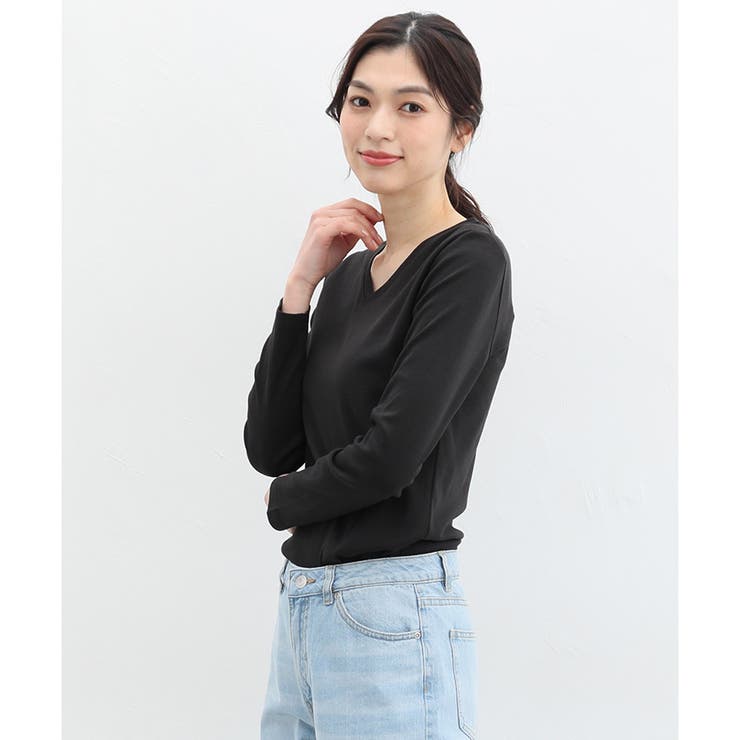 トップス 長袖 Vネック | Honeys | 詳細画像5 