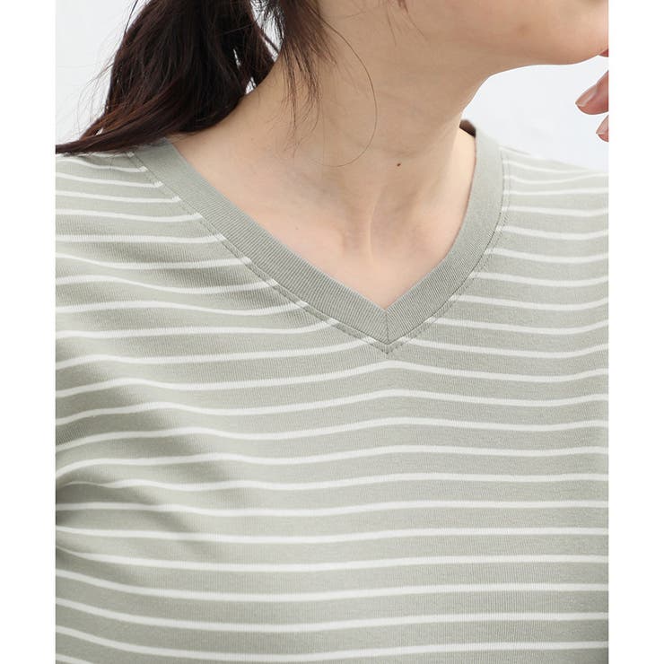 トップス 長袖 Vネック | Honeys | 詳細画像26 