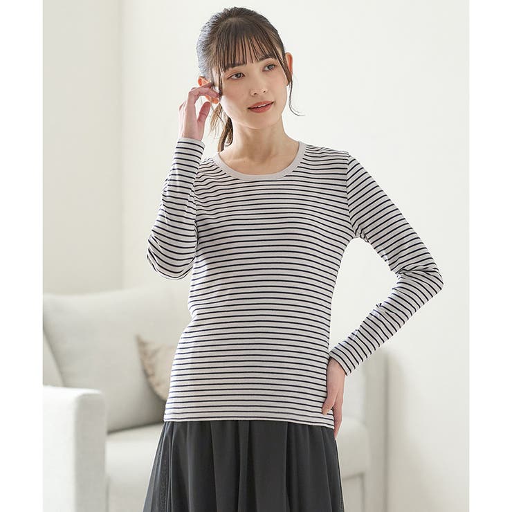 トップス 長袖 丸首 | Honeys | 詳細画像10 