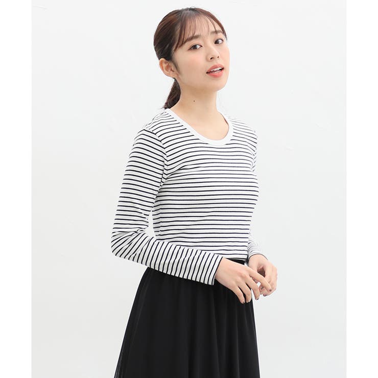 トップス 長袖 丸首 | Honeys | 詳細画像13 