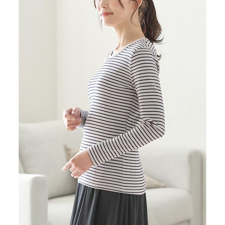 トップス 長袖 丸首 | Honeys | 詳細画像26 