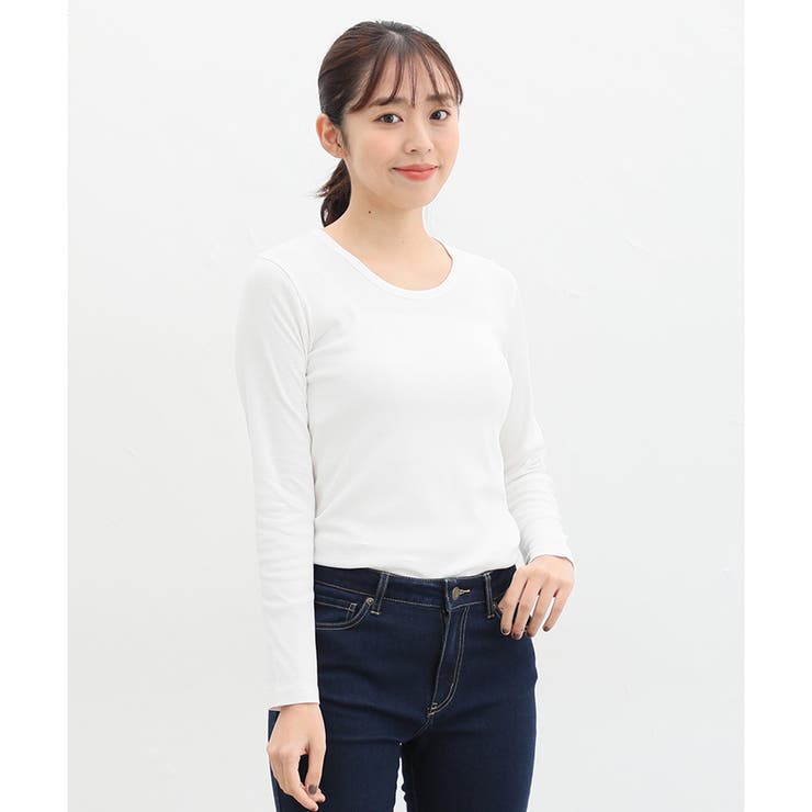 トップス 長袖 丸首 | Honeys | 詳細画像4 