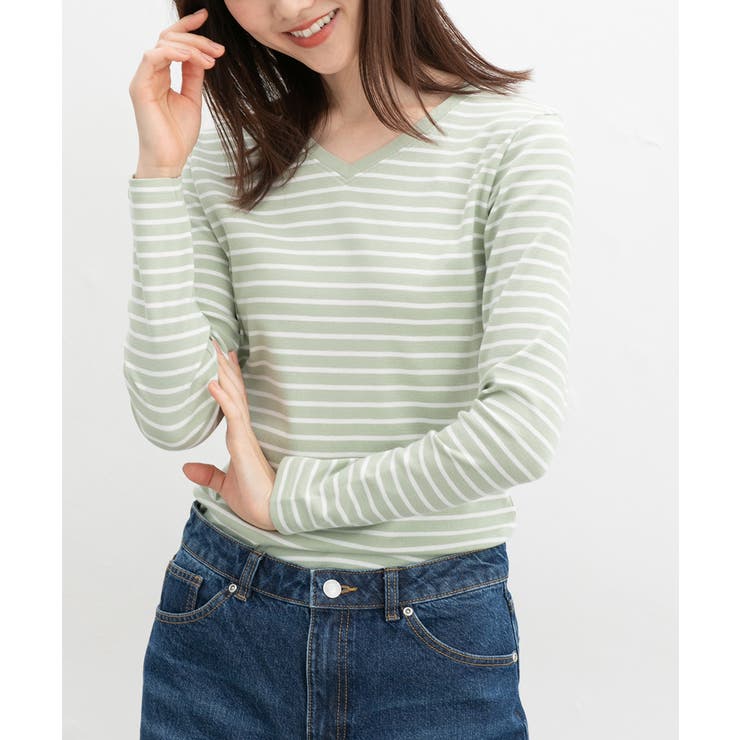 ミント×オフ | トップス カットソー 長袖 | Honeys