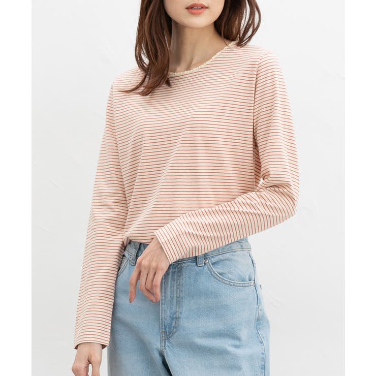 アカボーダー | トップス Tシャツ カットソー | Honeys