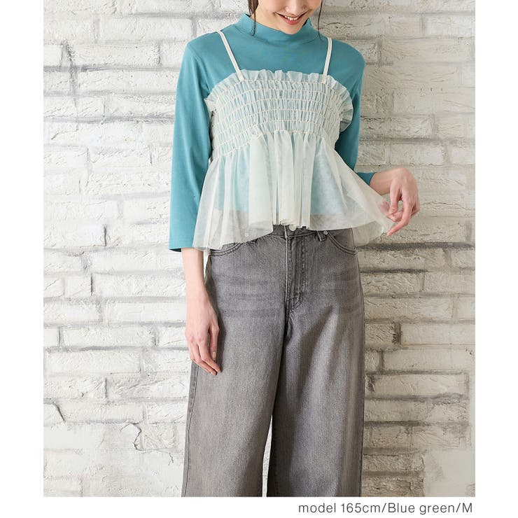 トップス Tシャツ ７分袖Tシャツ | Honeys | 詳細画像6 