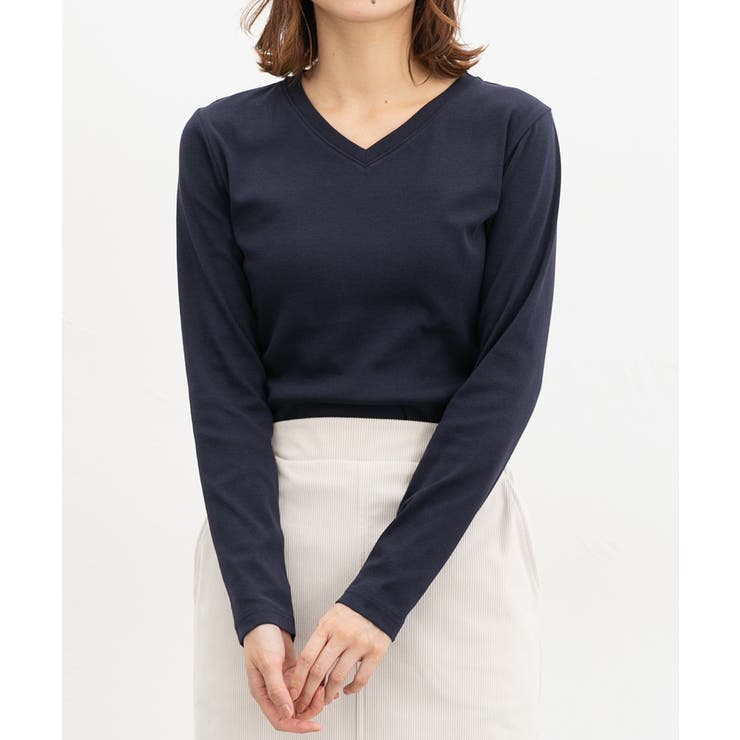 ネイビー | トップス Tシャツ ロンＴ | Honeys