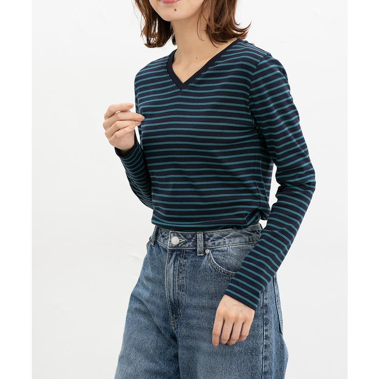 コン×グリーン | トップス Tシャツ ロンＴ | Honeys