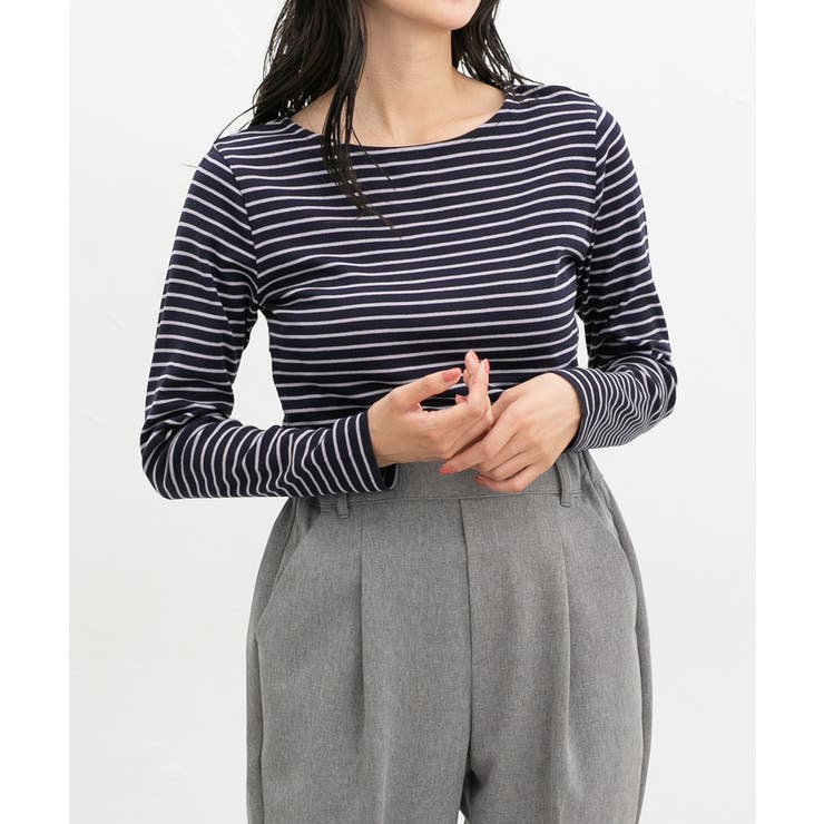 コン×パープル | トップス Tシャツ ロンT | Honeys