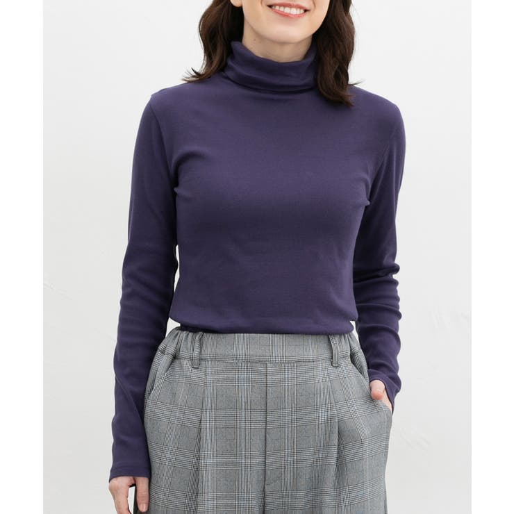 パープル | トップス カットソー 長袖 | Honeys