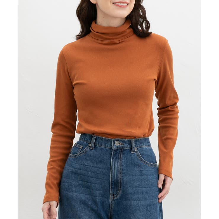 オレンジ | トップス カットソー 長袖 | Honeys