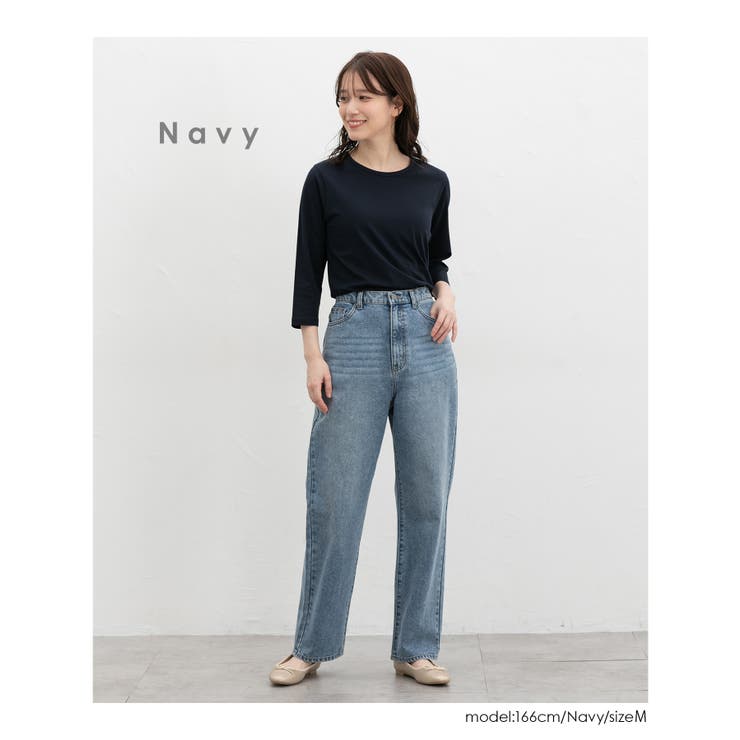 トップス Tシャツ ７分袖Tシャツ | Honeys | 詳細画像11 