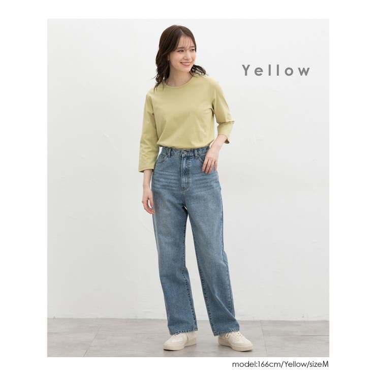 トップス Tシャツ ７分袖Tシャツ | Honeys | 詳細画像12 