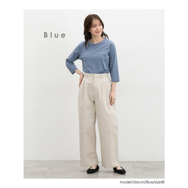 トップス Tシャツ ７分袖Tシャツ | Honeys | 詳細画像13 