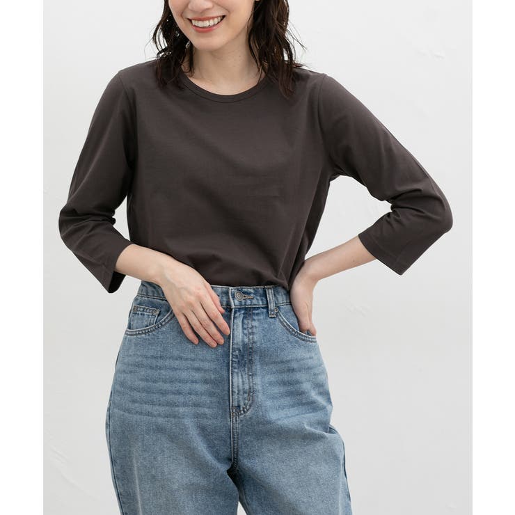 スミクロ | トップス Tシャツ ７分袖Tシャツ | Honeys