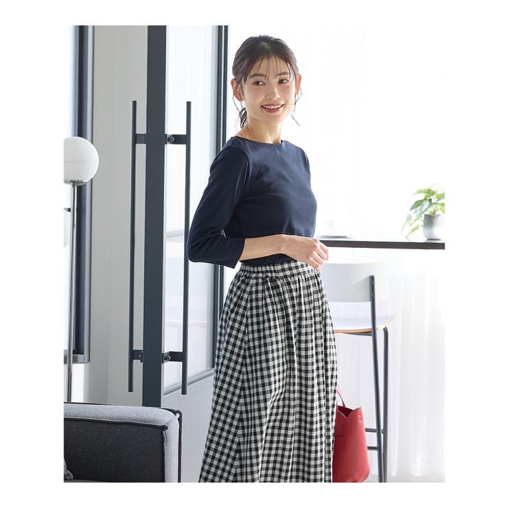 トップス Tシャツ ７分袖Tシャツ | Honeys | 詳細画像11 